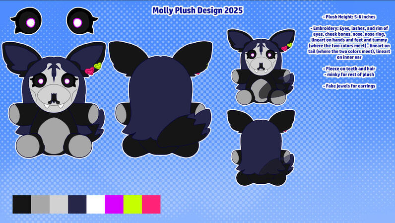 Molly Plushie Design