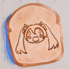 Miku Bread fanart
